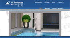 Desktop Screenshot of bauplanung-aiz.de