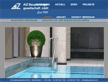 Tablet Screenshot of bauplanung-aiz.de